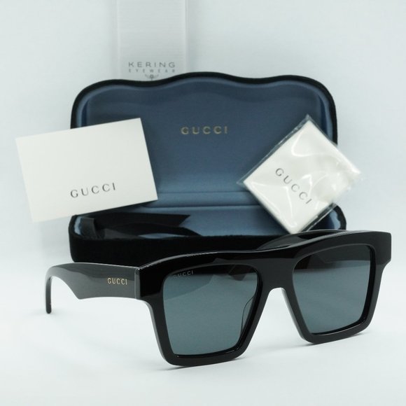 FINAL PRICE NEW GUCCI GG0962S 005 BLACK/GREY SUNGLASSES - Picture 2 of 12